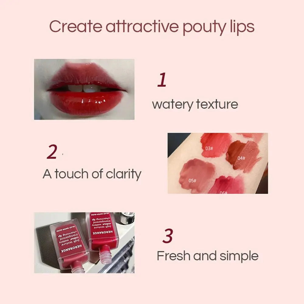 HERORANGE - Glass Kiss Lip Glaze