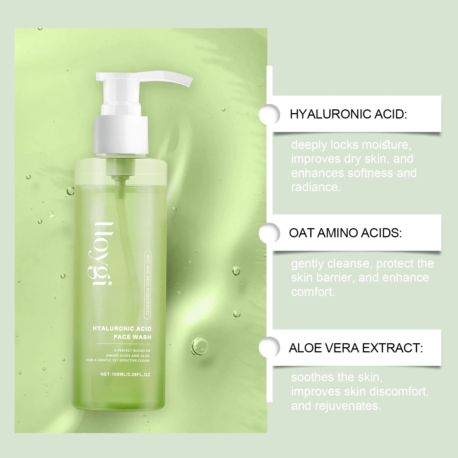Hoygi - Hyaluronic Acid Cleansing Gel