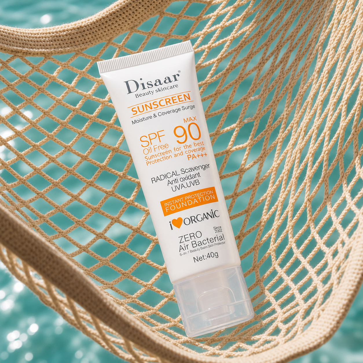 Disaar Sunscreen SPF 90+ Daily Protection Veil